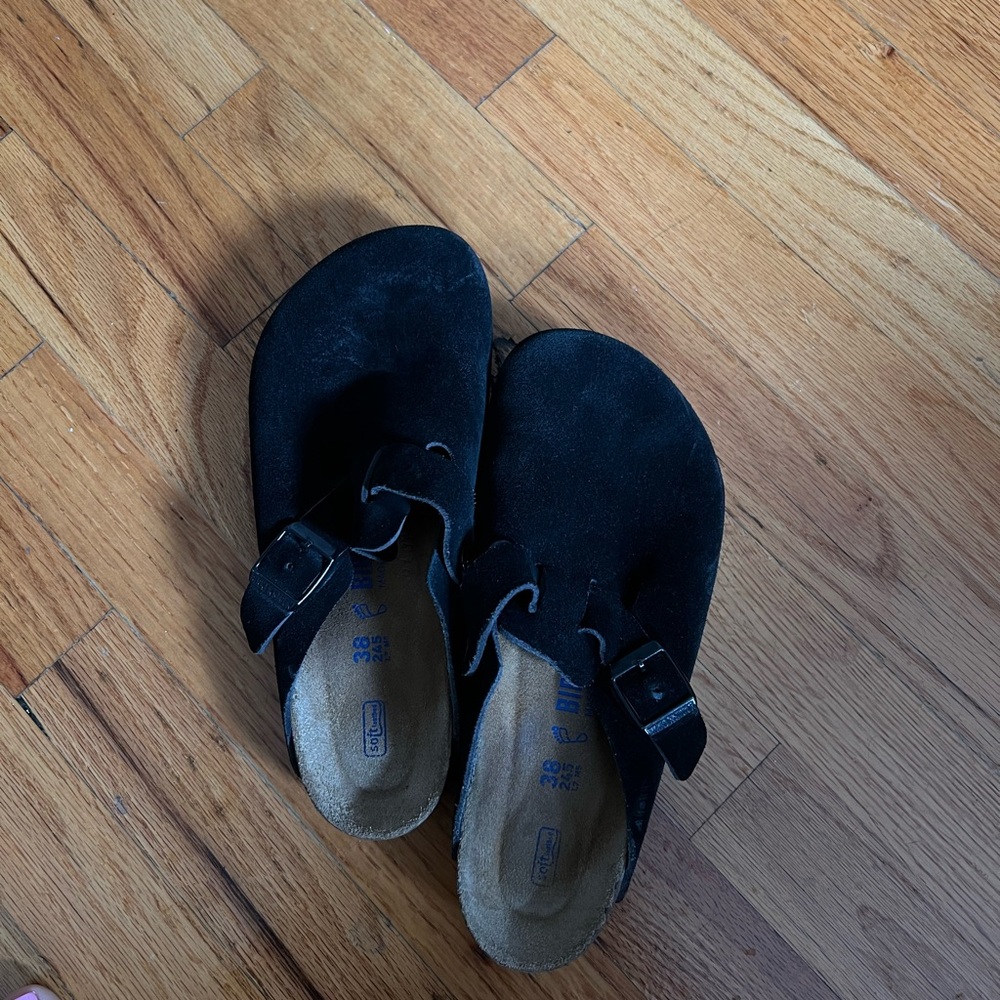 Black Boston Birkenstocks